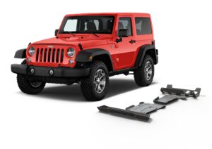 RIVAL Skidplate full kit w/o tankt (4 pcs) Jeep Wrangler JL