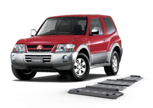 RIVAL Skidplate full kit (4 pcs)Mitsubishi Pajero III/Pajero IV/Montero IV/Shogun IV
