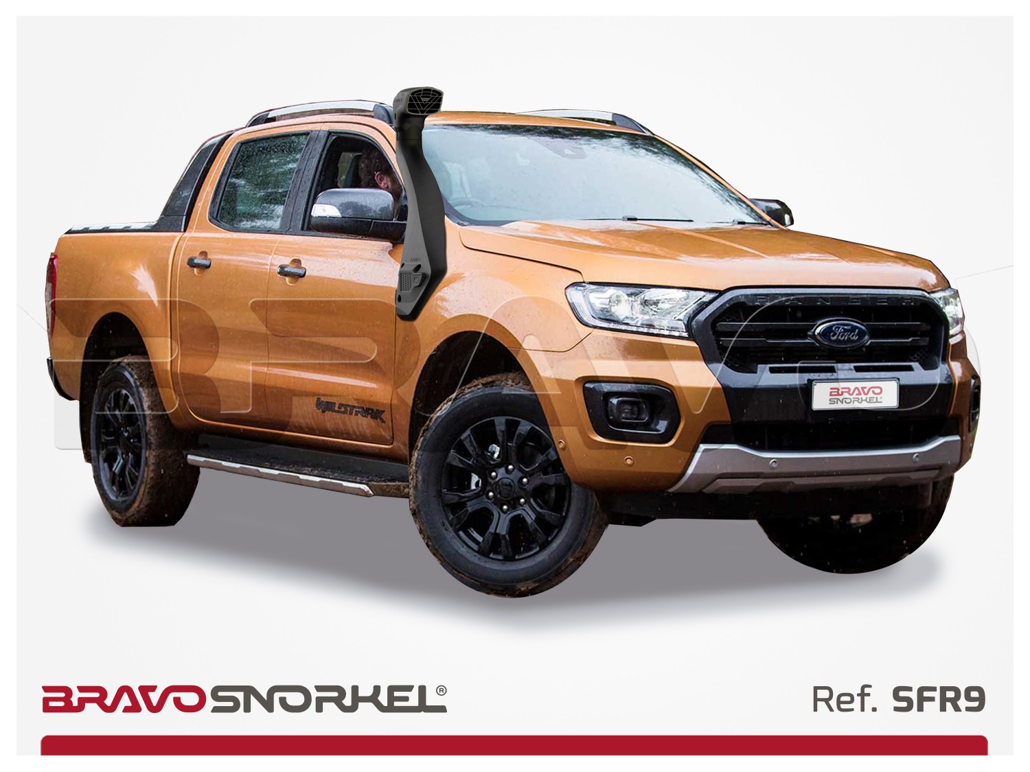 Bravo snorkel Ford Ranger PX Trail Nomad