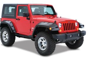 Bushwacker Fender flare front 300mm for Jeep Wrangler JK 2 and 4 doors (07-) (pocket style-2pcs)