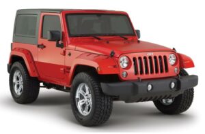 Bushwacker Fender flare front 240mm for Jeep Wrangler JK 2 and 4 doors (07-) (pocket style-2pcs)