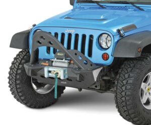 Smittybilt XRC M.O.D. winchbumper for Wrangler JK 07-16 in black
