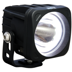 Vision X Optimus square halo black 1 10w led emark approved 15° narrow