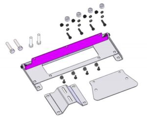ARB Winch mounting kit Summit incl flip up number plate bracket